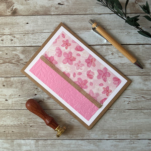 handmade card, cherry blossom festival national cherry blossom festival, greeting card, floral greeting card, made in DC, assorted card box set