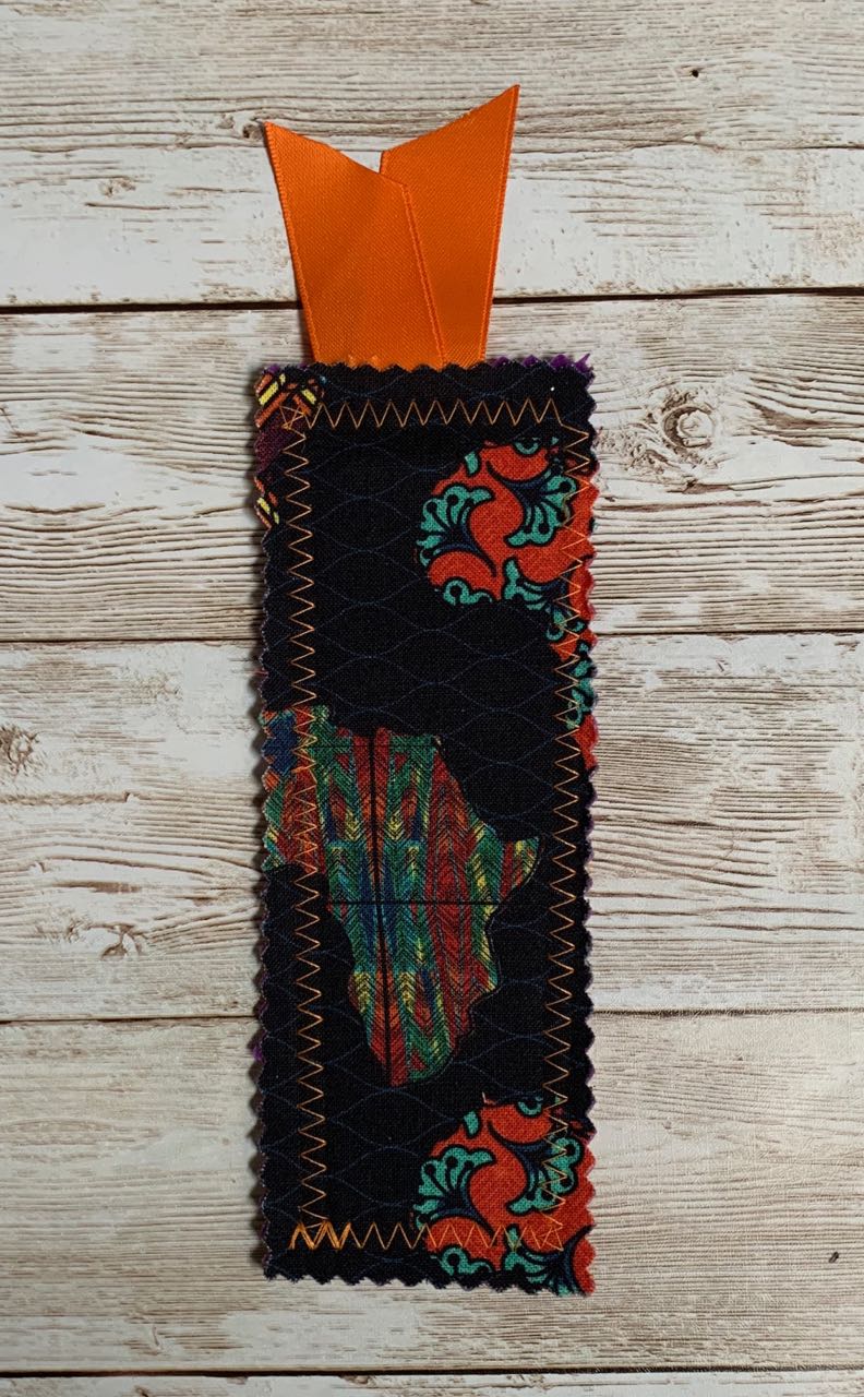 continent of Africa, black history bookmarks, black history month figures, black history fact, bookmarks for books, handmade, fabric bookmark, custom bookmarks, personalized bookmarks, bookmarks and history, Young Gifted and Black, african american bookmark, inspirational bookmark
