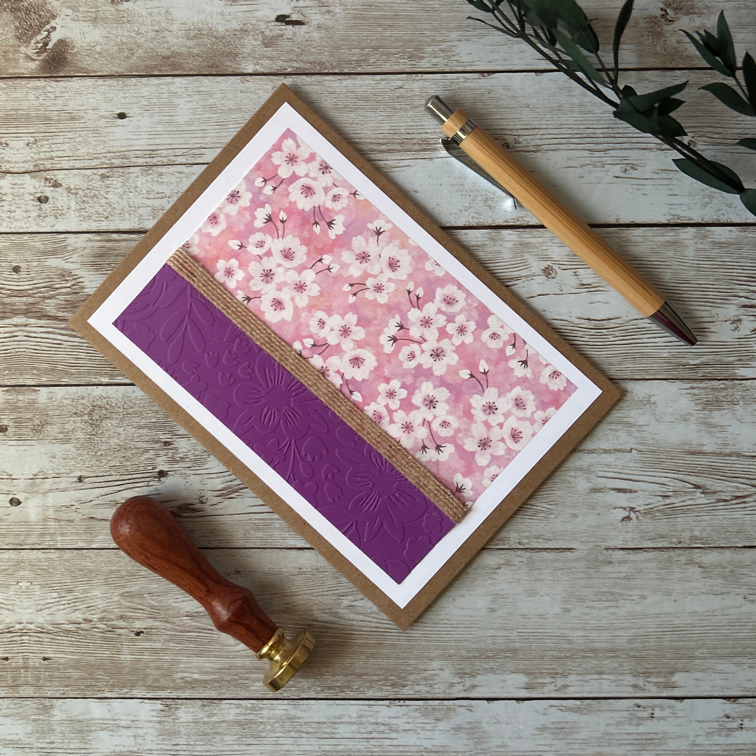handmade card, cherry blossom festival national cherry blossom festival, greeting card, floral greeting card, made in DC, assorted card box set